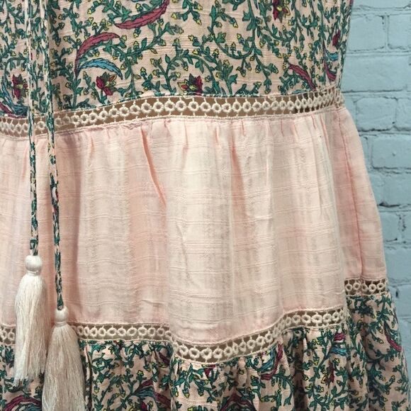 WONDERLY TIERED BOHO PEASANT BLOUSE - Picture 4 of 8